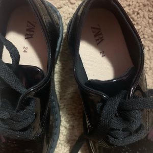Black Zara kids shoes